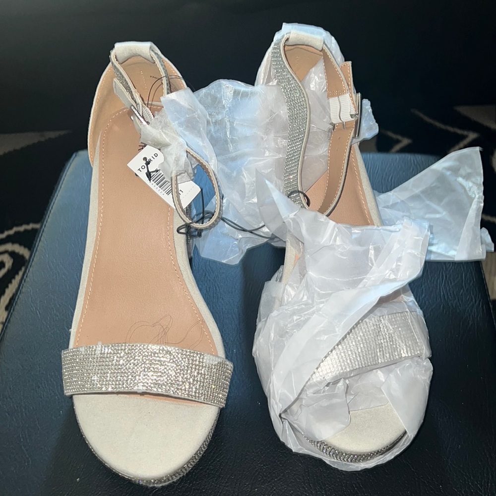 Torrid rhinestone platform sandal